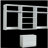 Devi White Wall Mounted Wood Closet System