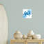 Plaque murale crabe et corail bleu, design par Cat Thurman Designs