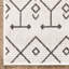 Tapis intérieur / extérieur ivoire Marshanna Nord Trellis-60394683