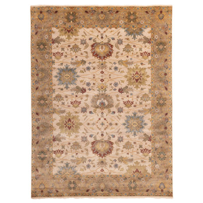 Tapis ivoire Jules Serapi 8 pi 11 po x 11 pi 10 po