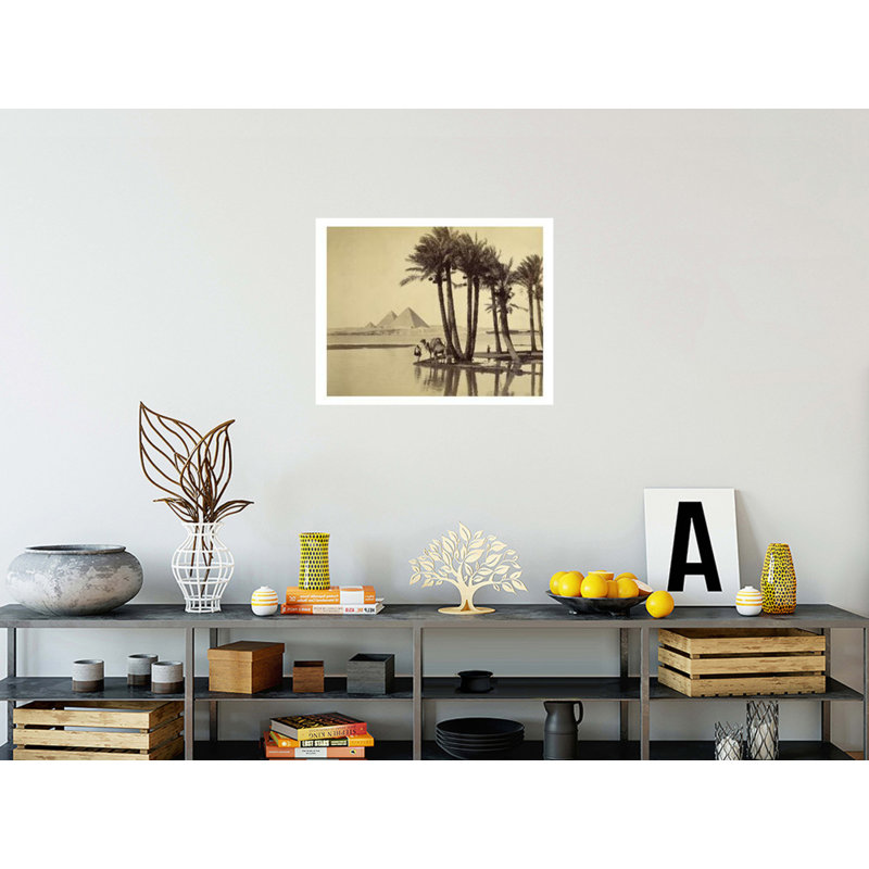 The Pyramids by G. Lékégian - Giclee Print, 22" H x 28" W