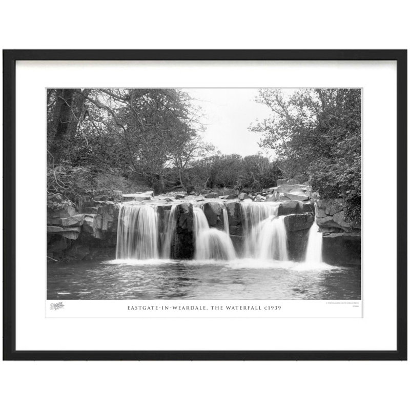 Eastgate In Weardale, The Waterfall C1939 by Francis Frith - Single Picture Frame Print, 40cm H x 50cm W x 2.3cm D