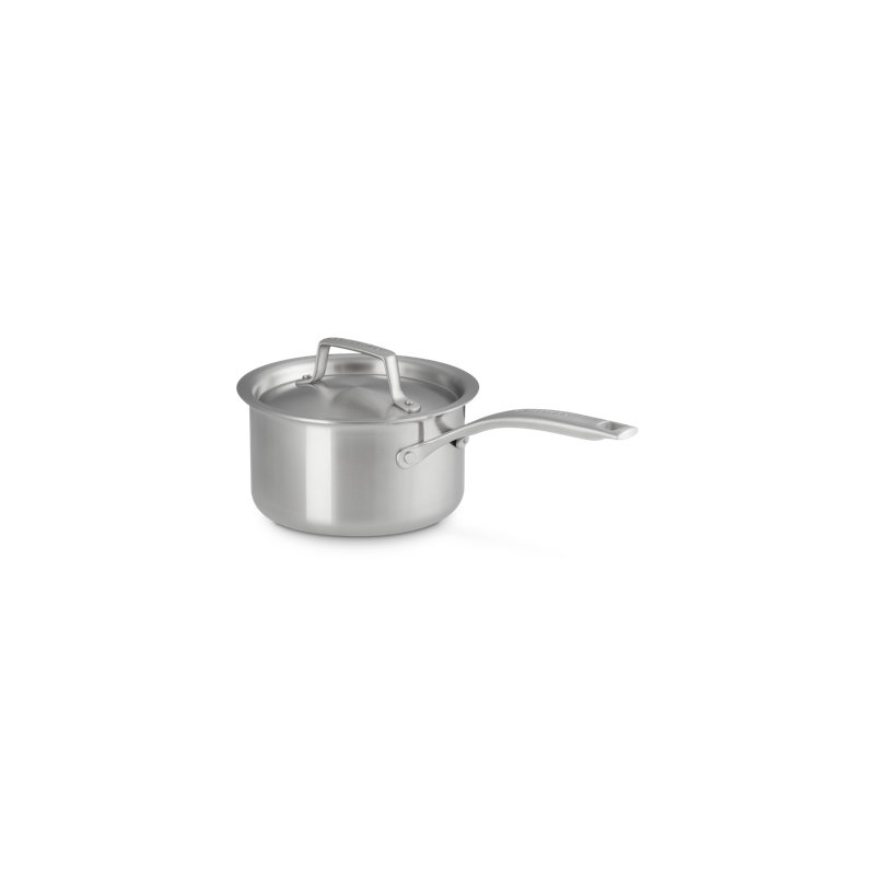 Le Creuset Essential Stainless Steel Round Saucepan With Lid, 2 Qt.