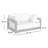 Melrose 52.75" Wide Loveseat with Cushions