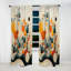 Rideau orange obscurcissant orange Mid Century Organic Harmony II - Mid-Century-107831803
