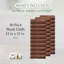 Ensemble de serviettes de salle de bain 100% coton 100% coton zéro torsion Robbs Home Weavers Robbin, 13 po x 13 po (30) (30 serviettes de toilette), chocolat-130204298-130204305