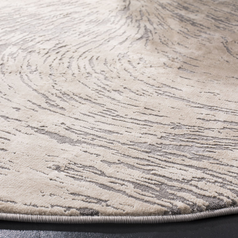 Wendi Performance Abstract Rug, Round 6'7"