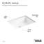 Verticyl 19-3/4 Rectangular Undermount Bathroom Sink