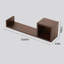 Tablette murale flottante en bois massif