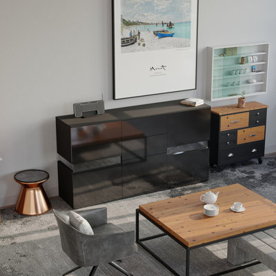 Allart Unfinished TV Stand for TVs up to 75"