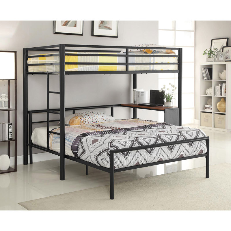 Lit double moderne en métal avec finition bronze industriel - Relax in Luxury Sleek And Chic
