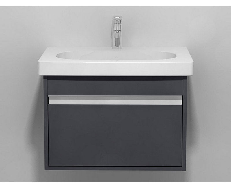 Meuble-lavabo de salle de bain simple à fixation murale 24 po Ketho
