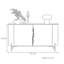 Buffet multifonctionnel au design rétro-1994263031