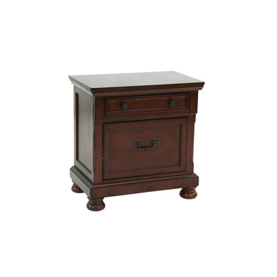 Antique Cherry Wood Nightstand