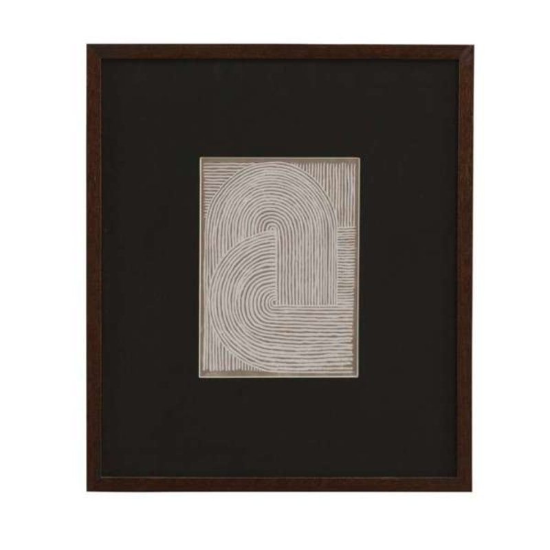 Neutral Strokes IV, reproduction encadrée