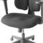 Chaise de bureau ergonomique à dossier divisé avec appui-tête 2d réglable et accoudoirs 4d-862973481