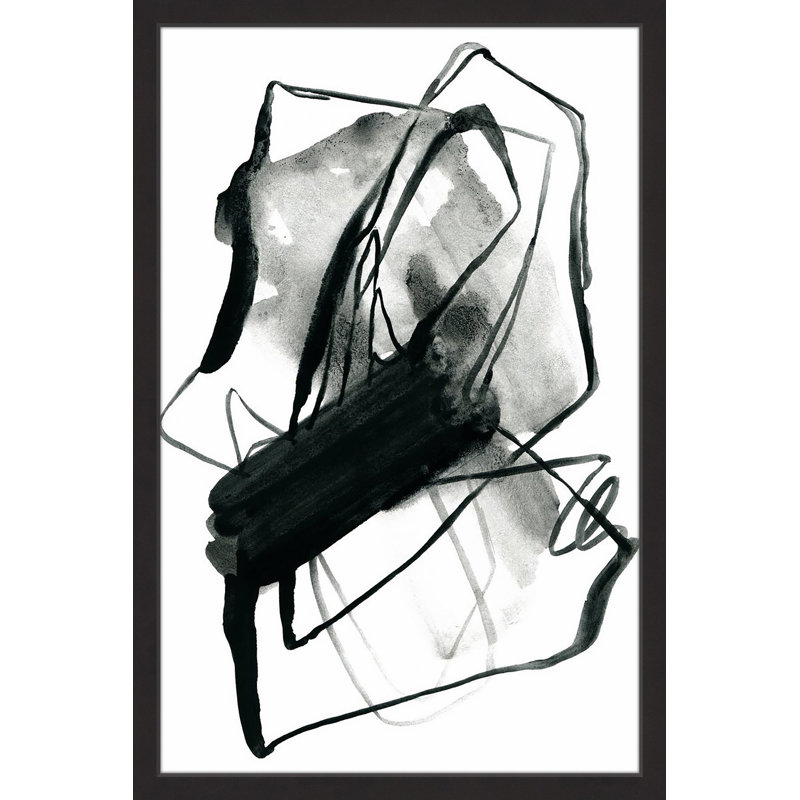«Masterpiece», reproduction de peinture à l'aquarelle encadrée sur papier, H 24 po x l 16 po