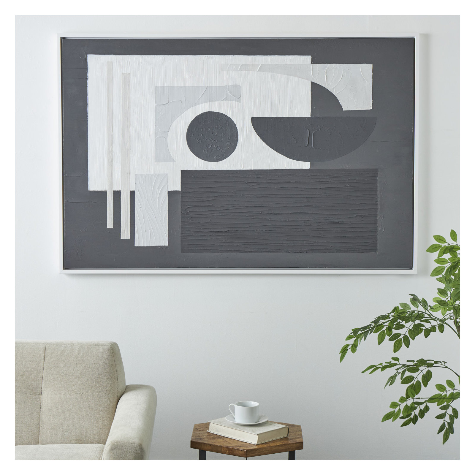 Night Abstract Geometric Wall Art