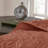 3 Piece Reversible Quilt Set Clay Red