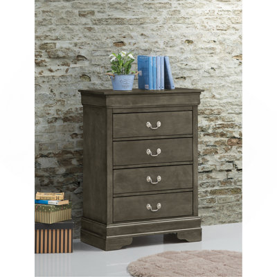Elegant Gray Traditional Storage Chest