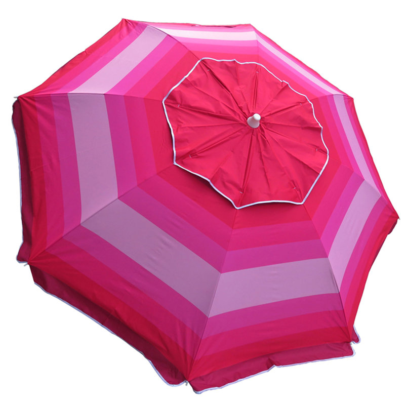 Parasol de plage 7 ', Rose