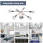 Chrome 6-Light Branch LED Ceiling Light