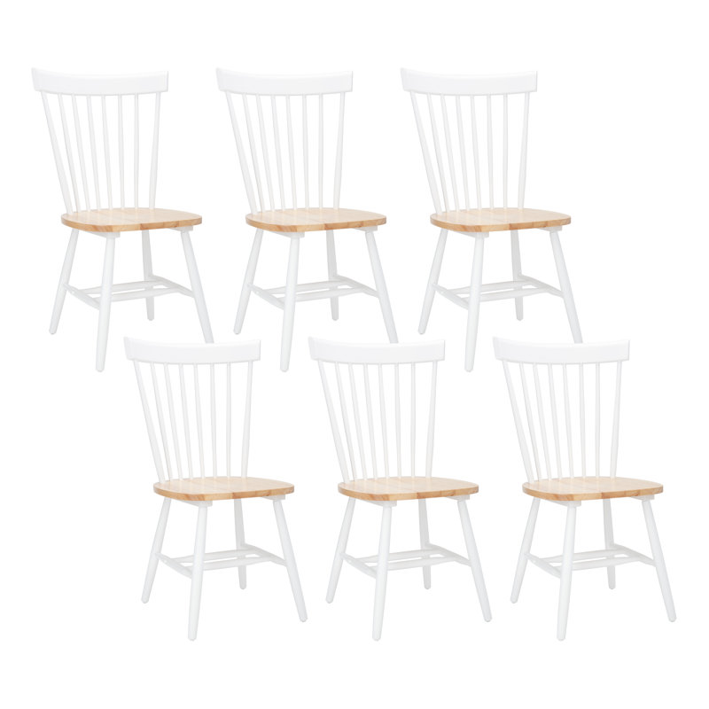 Chaise d'appoint Parker Spindel, White / Natural