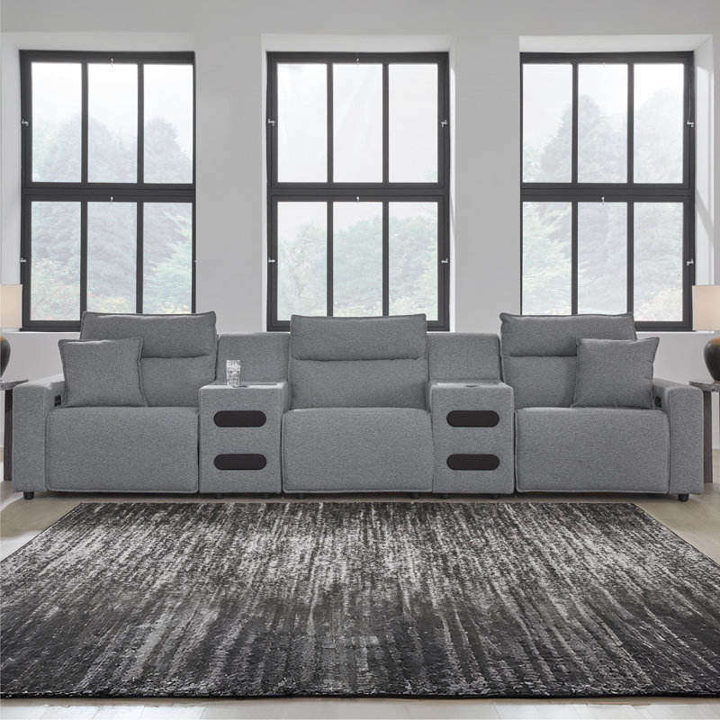 Canapé modulaire inclinable électrique 5 pièces Bodie