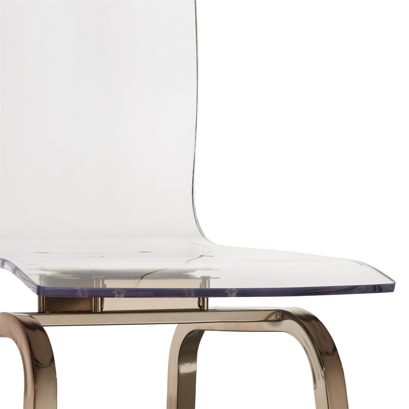 Tabouret de bar et de comptoir pivotant Aylisha, Or champagne, Tabouret de bar (assise de 30 po de hauteur)