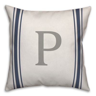 Housse et insert de coussin carré Monogram