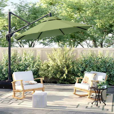Cassidey 120'' Cantilever Sunbrella® Umbrella
