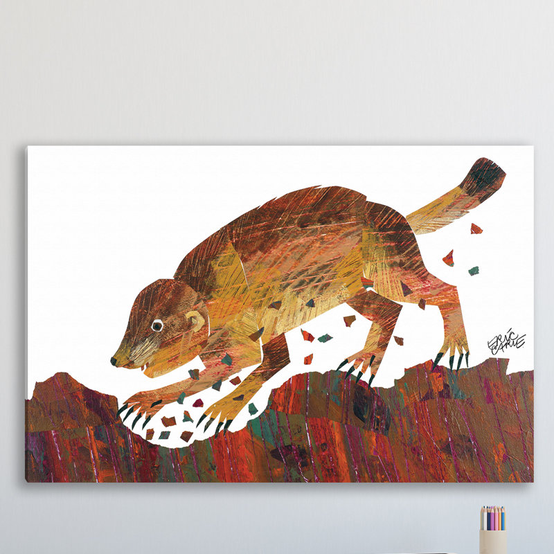 Prairie Dog by Eric Carle - Painting on Canvas, 51cm H x 76cm W