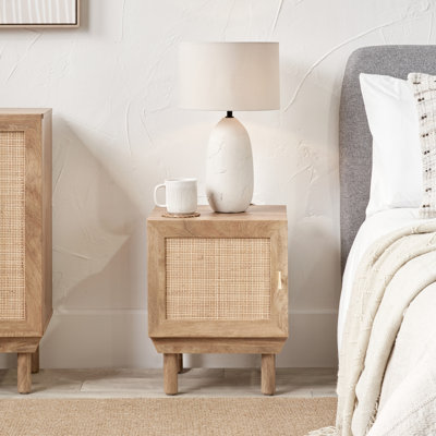Cerelia 40 cm W Bedside Table