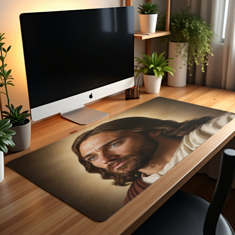 Polyester Desk Pad, 31.5x15.5