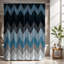 Rideau de douche avec tapis de bain-562619683