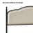 Alaja Upholstered Platform Metal Four Poster Bed-1572918633-1572918636