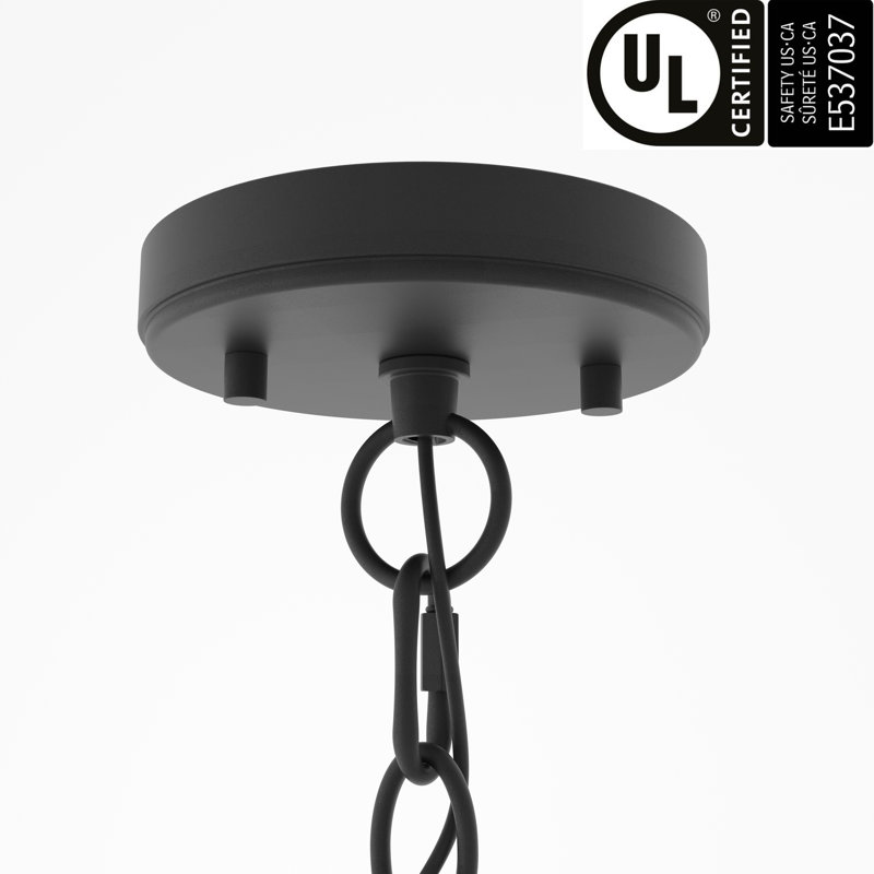 Lustre en acier à 12 lumières de style bougie Debbra, Noyer vieilli / zinc antique