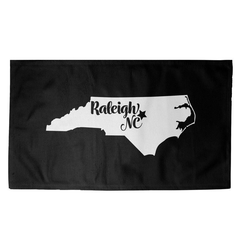 Tapis noir de caroline du nord raleigh, Rectangle 2 pi x 3 pi