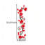Autocollant mural 2 pièces acrylique en cristal 3D Rose Vine, art mural décoratif pour fond de canapé de chambre à coucher, branche noire avec fleur rose rouge-132948208