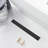 28" Linear Shower Drain With Bar Pattern Grate-119691759