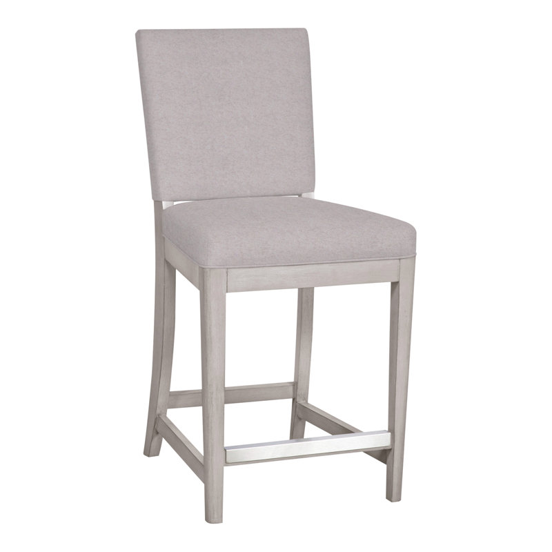 Juliet 42"Counter Stool, Nadia Linen, Dove Gray