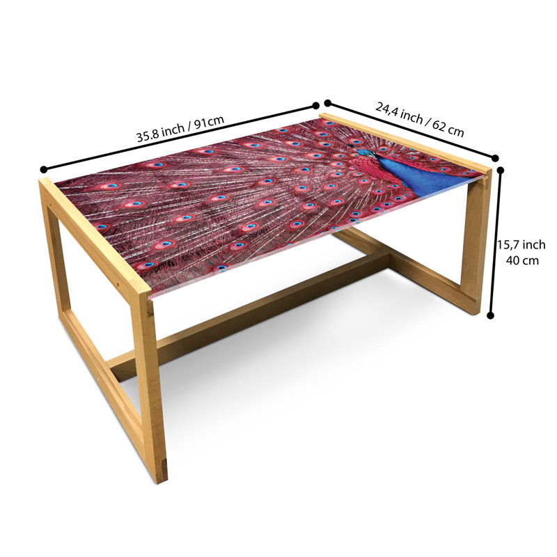 Irem Sled Coffee Table, 90cm H x 62cm W x 40cm D