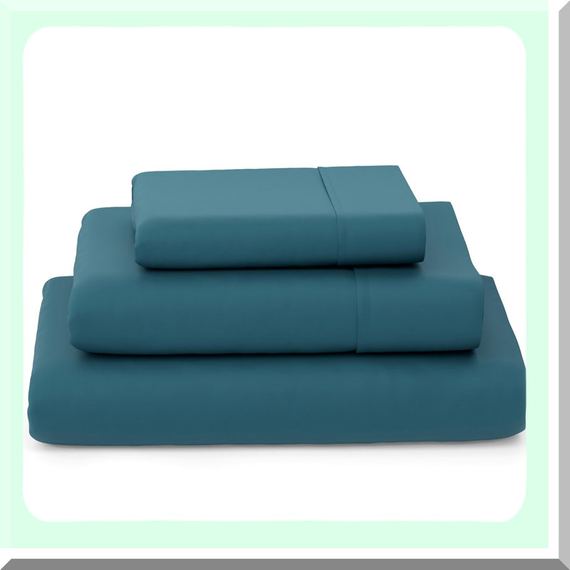 CoolBamboo Silky Soft Luxury Sheets - Breathable & Cooling 4-Piece Bedding Set with Deep Pockets - Rayon Blend Derived from Bamboo