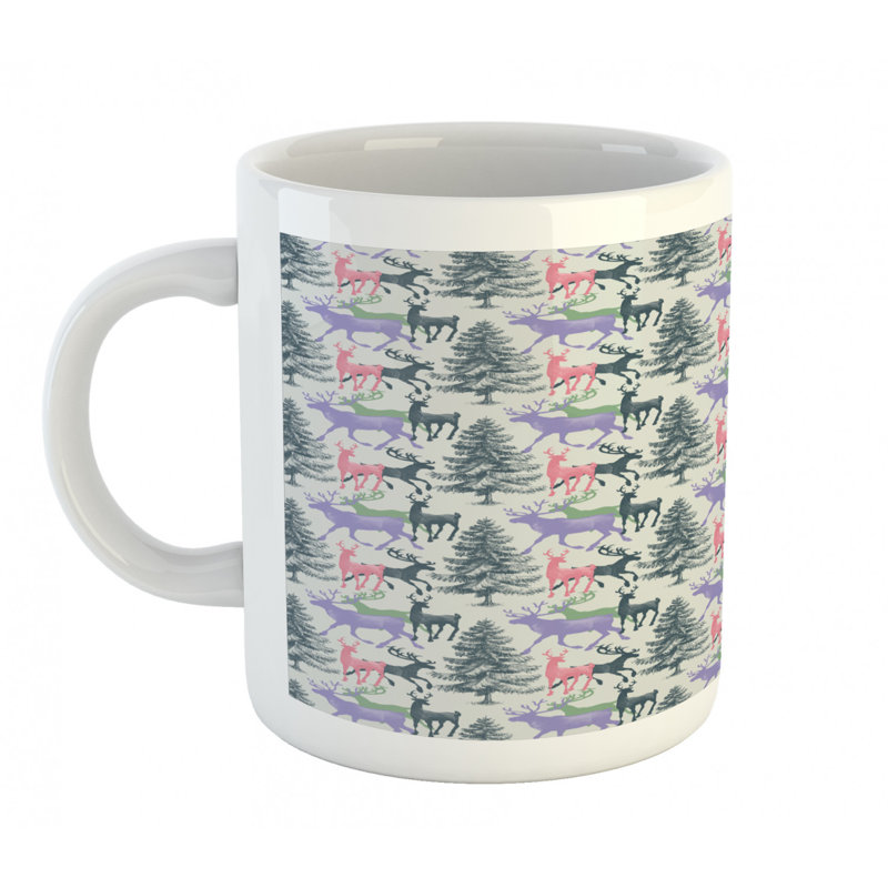Grande tasse à café cerf