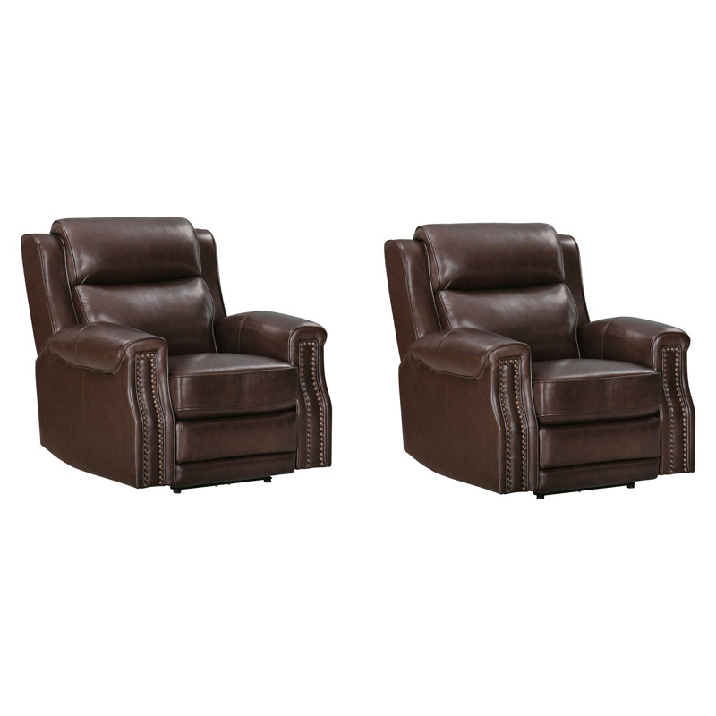 Avel Power Recliner Two Pack, Smooth Espresso