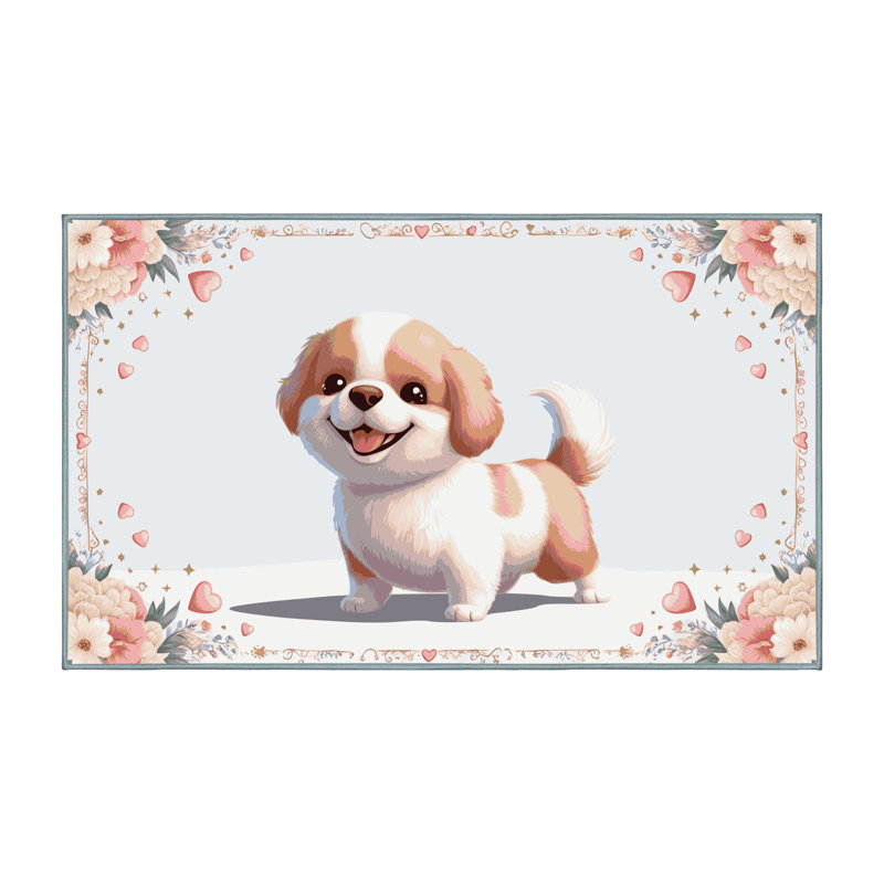 Tapis mignon pour enfants, Rectangle 6 pi x 9 pi