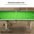 Folding 6.56'Pool Table with Wheels-130161168
