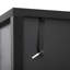 Buffet 55 po cannelé avec rangement, armoire de rangement Farmhouse 4 portes, buffet avec tablettes réglables-957069482