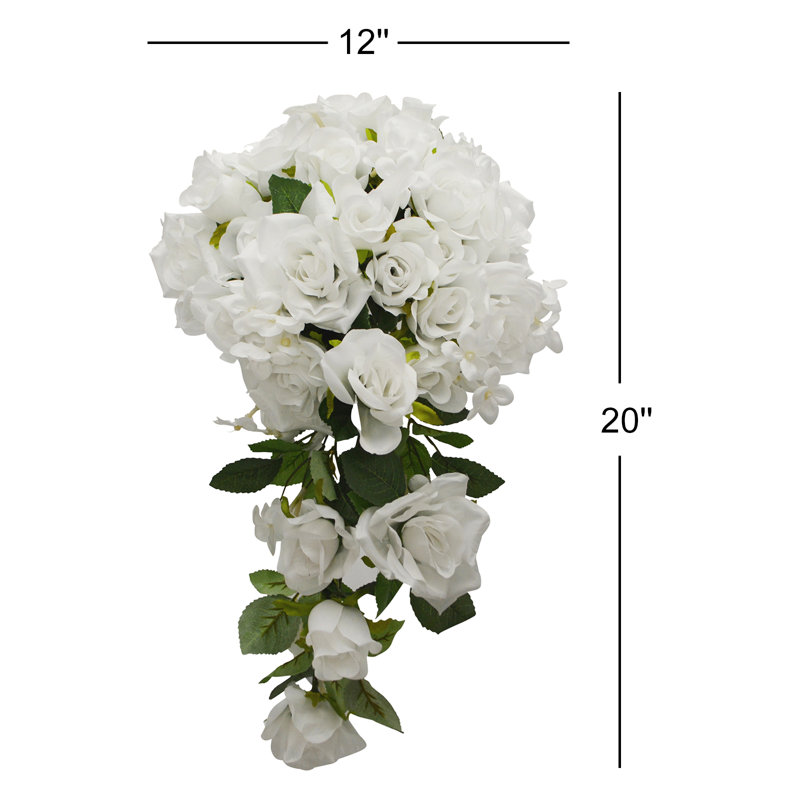 Bride Wedding Cascading Bouquet 