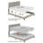 Ambria Upholstered Wingback Bed-664979084-664979081
